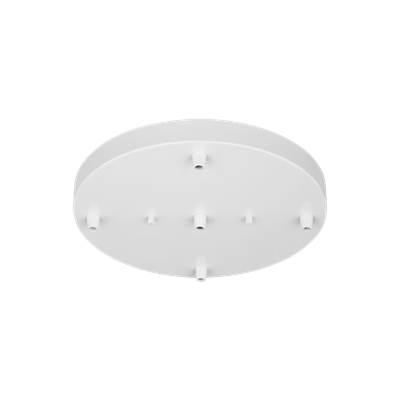 Multi-Port Canopy Five Light Cluster Canopy White by Generation Lighting