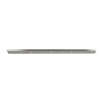 Multi-Port Canopy Five Light Linear Canopy Brushed Nickel