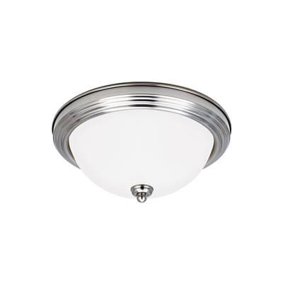 Geary Three Light Flush Mount Brushed Nickel Bulbs Included by Generation Lighting
