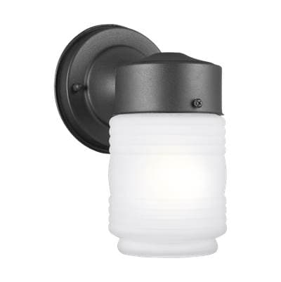 Generation Lighting Jelly Jar Wall Lantern - Black