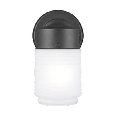 Generation Lighting Jelly Jar Wall Lantern - Black