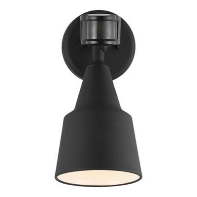 Generation Lighting One Light Flood with Photo and Motion Sensor Black Bulbs Inc by Generation Lighting