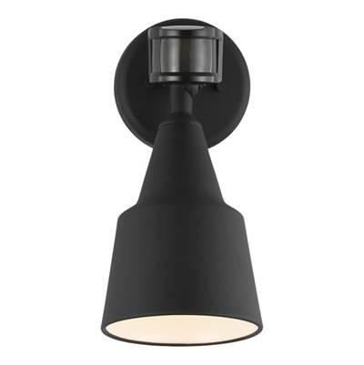 One Light Flood with Photo and Motion Sensor Black Bulbs Inc