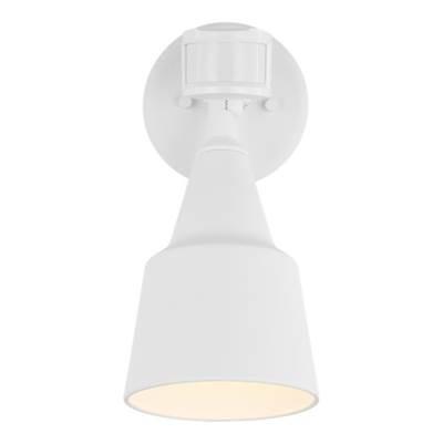 One Light Flood with Photo and Motion Sensor White Bulbs Inc