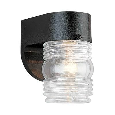 Generation Lighting Jelly Jar 6'' Polycarbonate Lantern - Black