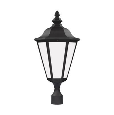 Generation Lighting Brentwood One Light Outdoor Post Lantern Black Bulbs Inc