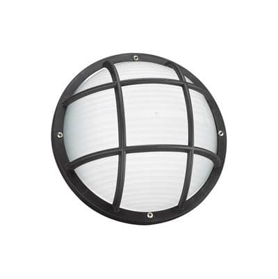 Generation Lighting Bayside One Light Outdoor Wall / Ceiling Mount Black Bulbs Inc by Generation Lighting