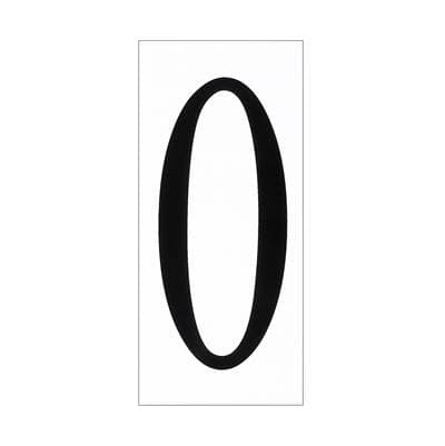 Generation Lighting Address Light Number Tile 0 - White Plastic