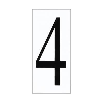Generation Lighting Address Light Number Tile 4 - White Plastic