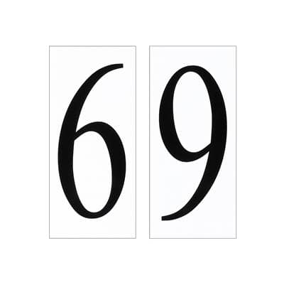 Generation Lighting Address Light Number Tile 6-9 - White Plastic