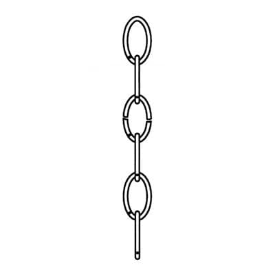 Generation Lighting Steel Chain - Brushed Nickel by Generation Lighting