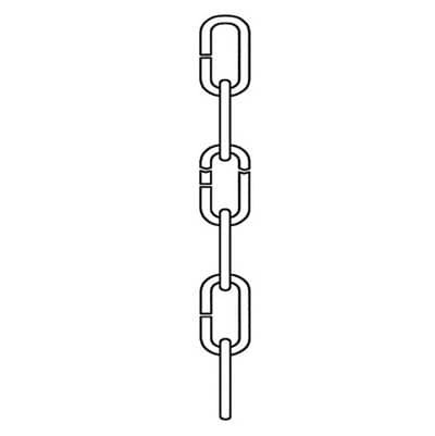 Generation Lighting Decorative Chain - Brushed Nickel