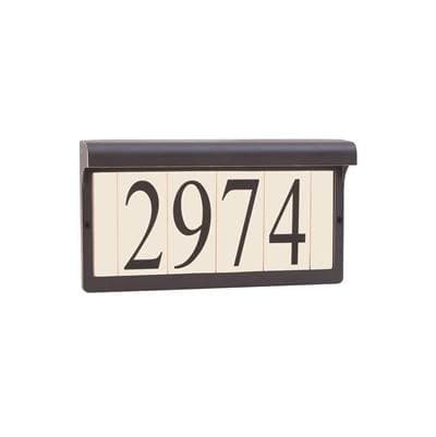 Generation Lighting Address Light Address Light Black Bulbs Inc - Antique Bronze by Generation Lighting