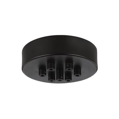 7 - Light Multi-Port Canopy with Swag Hooks Oil Rubbed Bronze by Generation Lighting