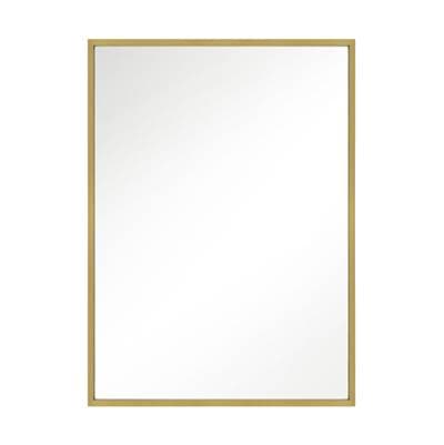 Generation Lighting Kit Rectangular Mirror - Burnished Brass by Generation Lighting
