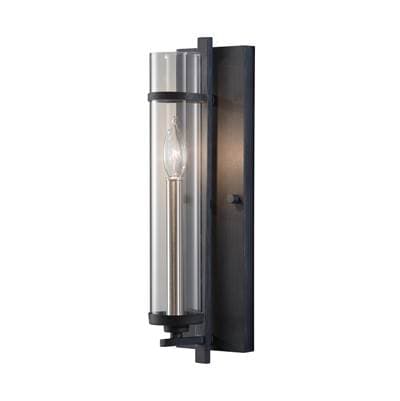Generation Lighting Ethan Wall Sconce Antique Forged Iron / Brushed Steel - Antique Forged Iron... by Generation Lighting