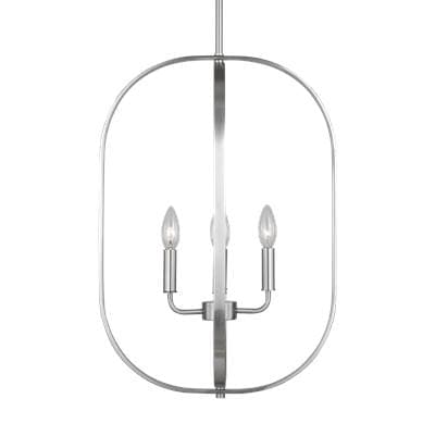 Generation Lighting Loretto Four Light Chandelier - Brushed Nickel by Generation Lighting