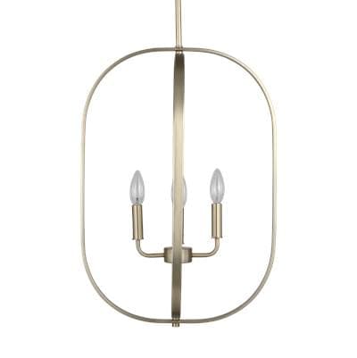 Generation Lighting Loretto Four Light Chandelier - Satin Brass