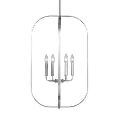 Generation Lighting Loretto Six Light Chandelier - Brushed Nickel