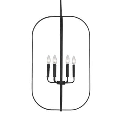 Generation Lighting Loretto Six Light Chandelier - Midnight Black