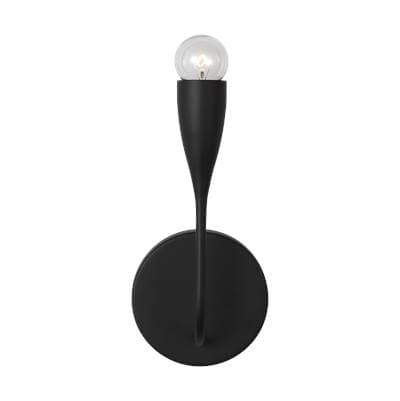 Generation Lighting Maya Small Sconce - Midnight Black
