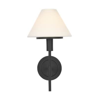 Generation Lighting Mendota Small Sconce - Midnight Black
