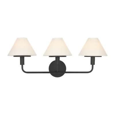 Generation Lighting Mendota Large Sconce - Midnight Black