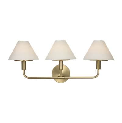 Generation Lighting Mendota Large Sconce - Satin Brass