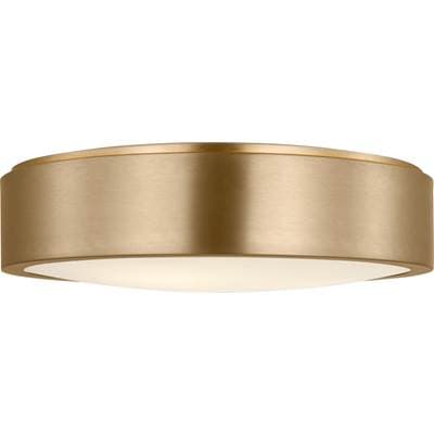 Generation Lighting Albee Large Flush Mount - Satin Brass by Generation Lighting
