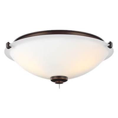 Generation Lighting Universal Light Kits 3 - Light LED Light Kit in with Matte Opal Glass Roman... by Generation Lighting