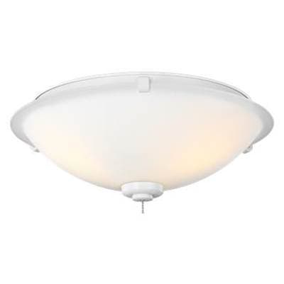 Generation Lighting Universal Light Kits 3 - Light LED Light Kit in with Matte Opal Glass Matte...