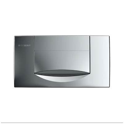 Geberit 200F Actuator Plate for Stop-and-go Flush: Chrom / Glossy by Geberit