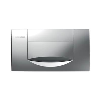 Geberit 200F Actuator Plate for Stop-and-go Flush: Chrom / Matt by Geberit