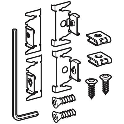 Geberit Fastening Material for Sigma and Delta Actuator Plates