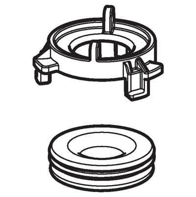 Geberit Bayonet Joint Set with Lip Seal, for Urinal Flush Control