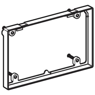 Geberit Compensation Frame for Sigma60 Actuator Plate, Square: Product Material=die-cast Zinc