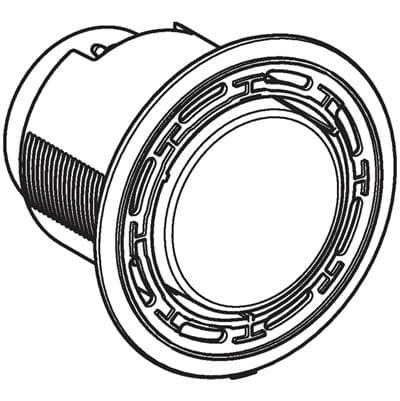 Geberit Actuator for Type 01 Remote Flush Actuation, Pneumatic, Round, for Single Flush: White...