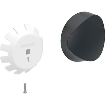 Geberit Actuator Rosette for Bathtub Drain with Turn Handle, Plastic - Matte Black by Geberit