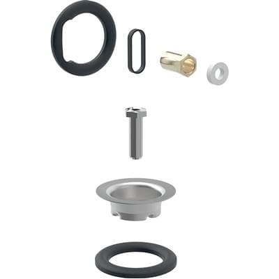 Geberit Befestigungsmaterial Für Badewannenablauf Mit Drehbetätigung Und Zulauf, D52, Für... by Geberit