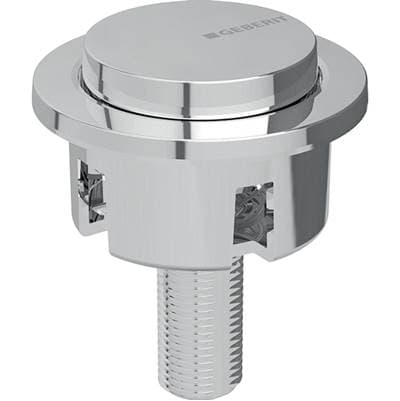 Geberit Actuator for Flush Valve Type 290: Model=single Flush, Chrom / Glossy