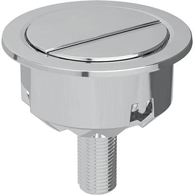 Geberit Actuator for Flush Valve Type 290: Model=dual Flush, Chrom / Glossy by Geberit