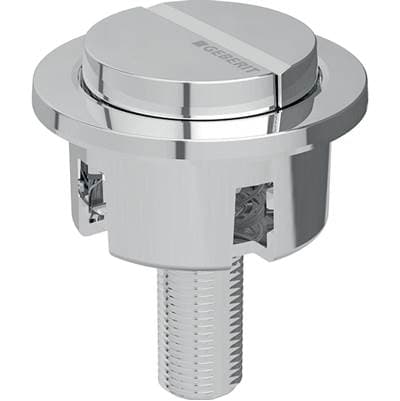 Geberit Actuator for Flush Valve Type 290: Model=dual Flush, Chrom / Glossy by Geberit