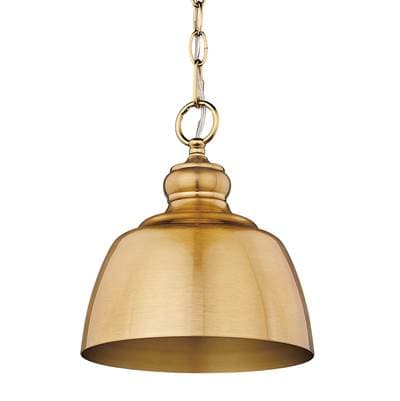 Golden Lighting Wry Lighting Holmes 1-light Pendant - Modern Brushed Gold