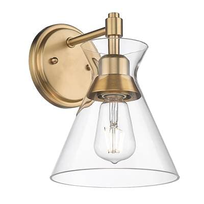 Golden Lighting Malta 1-light Wall Sconce - Brushed Champagne Brass