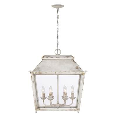Golden Lighting Abingdon 6-light Pendant - Antique Ivory by Golden Lighting