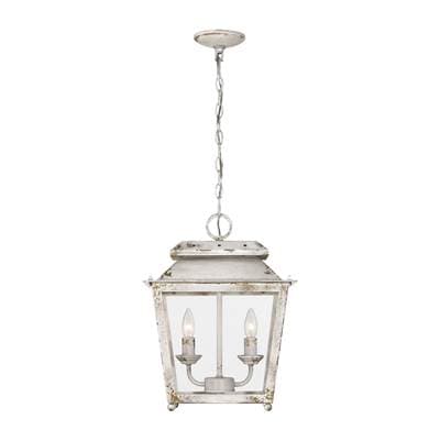 Golden Lighting Abingdon 2-light Pendant - Antique Ivory