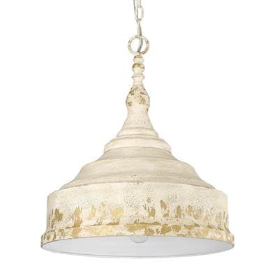 Golden Lighting Keating 3-light Pendant - Antique Ivory