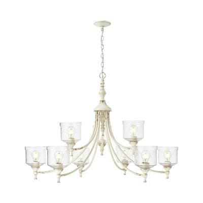 Golden Lighting Keating 9-light Chandelier - Antique Ivory