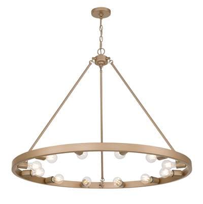 Golden Lighting Castile 12-Light Chandelier - French Gold