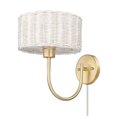 Golden Lighting Erma 1-light Wall Sconce - Brushed Champagne Brass